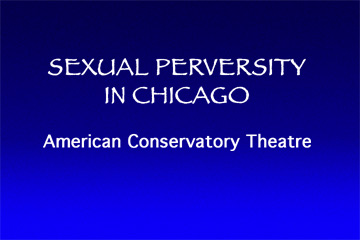 Sexual Perversity in Chicago, ACT San Francisco, Kent Dorsey Set Designer